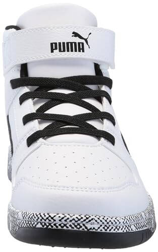 PUMA unisex-bolalar uchun Rebound Layup Mid Kanca va Halqa sport poyabzali - 2