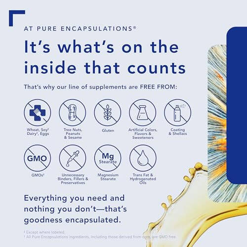 Pure Encapsulations O.N.E. Multivitamin - Günlük Tek Multivitamin Antioksidan Kompleksi ile Metafolin, CoQ10 ve Lutein İçerir, Görme, Bilişsel Fonksiyon ve Hücre Sağlığını Destekler* - 30 Kapsül - 4