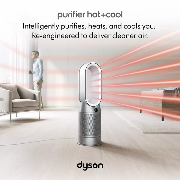 Purifier Hot+Cool Fan HP07 | Beyaz/Gümüş - 2