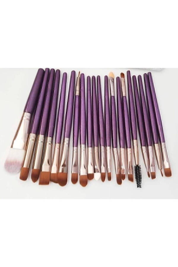 Purple 20 Piece Professional Makeup Brush Set - 4