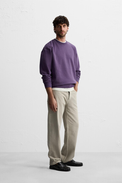 Purple bicycle neck sweatshirt - 12