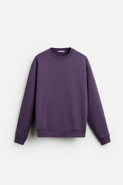 Purple bicycle neck sweatshirt - 14