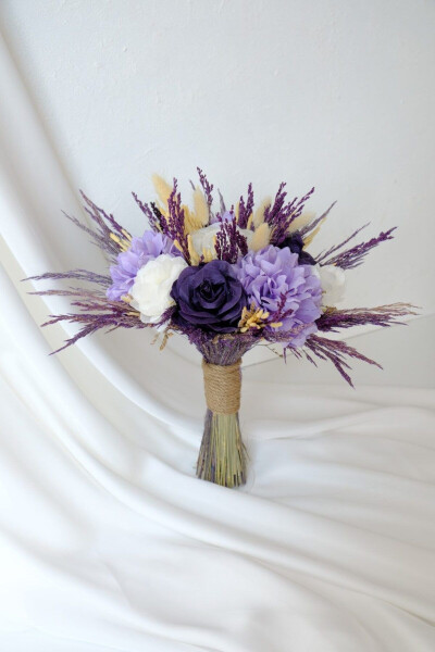 Purple-Lilac Bridal Flower - 3