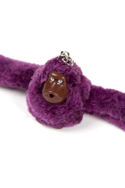 Purple Plush Monkey Keychain-Bag Charm - 1