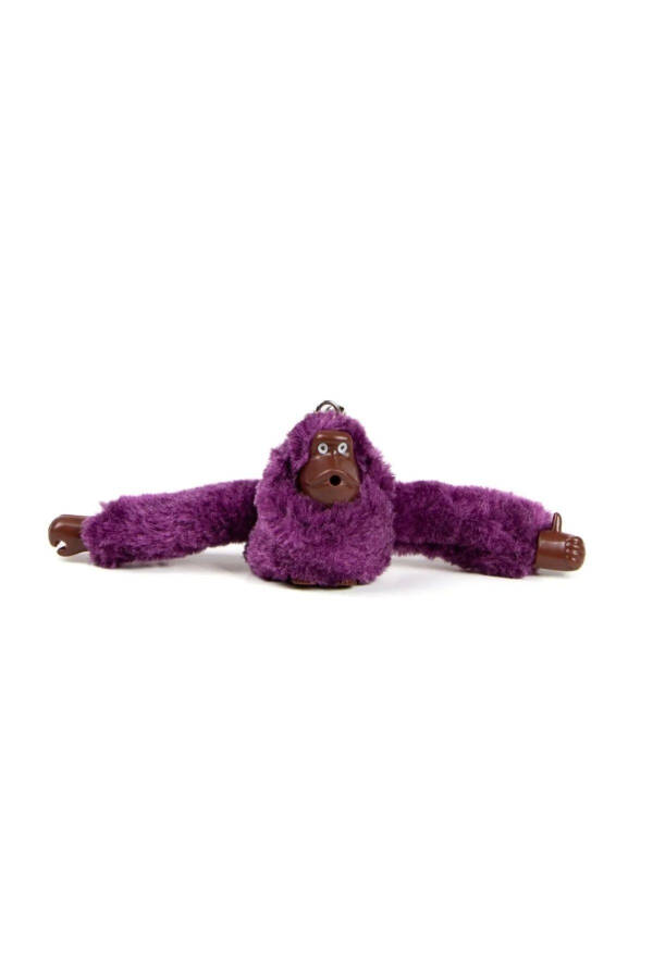 Purple Plush Monkey Keychain-Bag Charm - 2