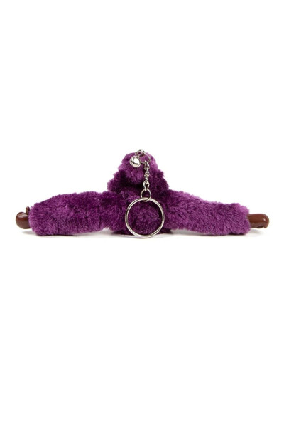 Purple Plush Monkey Keychain-Bag Charm - 3