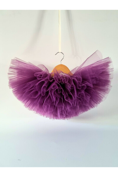 Purple Tutu Skirt Fluffy Dream Tulle - 7