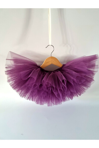 Purple Tutu Skirt Fluffy Dream Tulle - 8