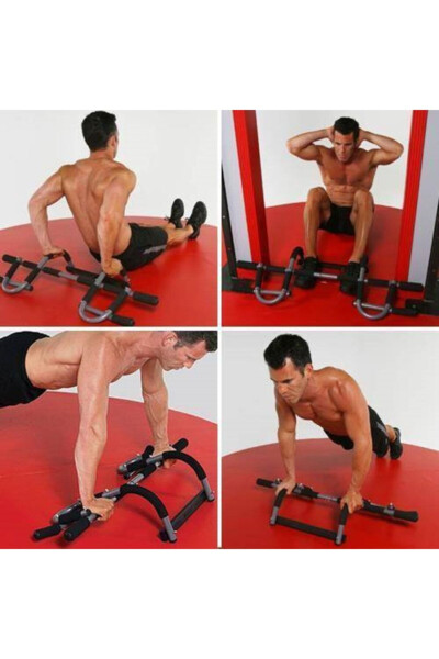 Push Up Bar Dip Station Fitness Exercise Equipment - 2