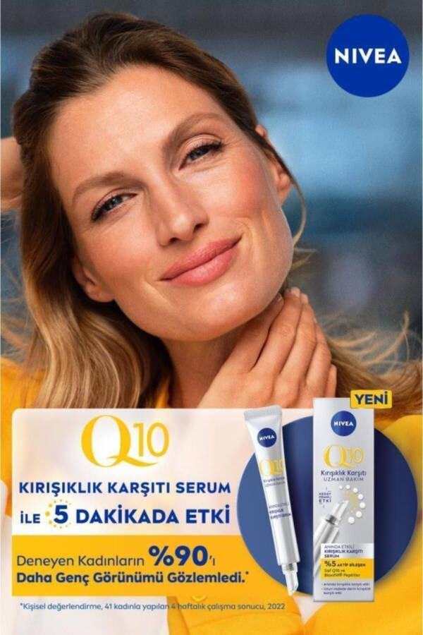 Q10 Tez Ta'sirli Ajinlarga Qarshi Serum 15ml, Mahkamlovchi, Hajm Beruvchi, Namlovchi - 2