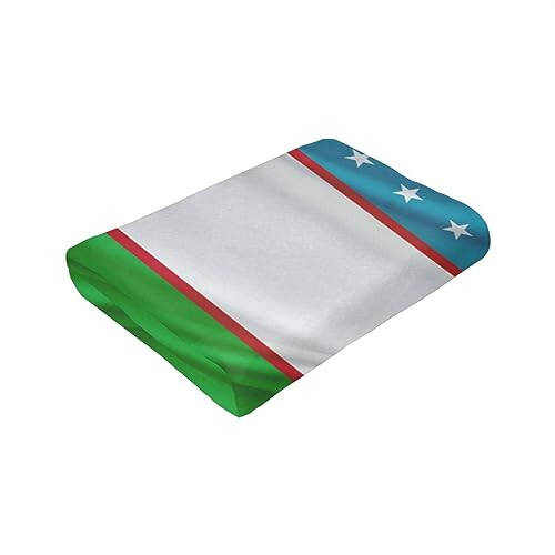 Qauirfe Uzbekistan Flag Throw Lightweight Blankets Bed Sofa Warm Cozy Fluffy Throw Plush 50