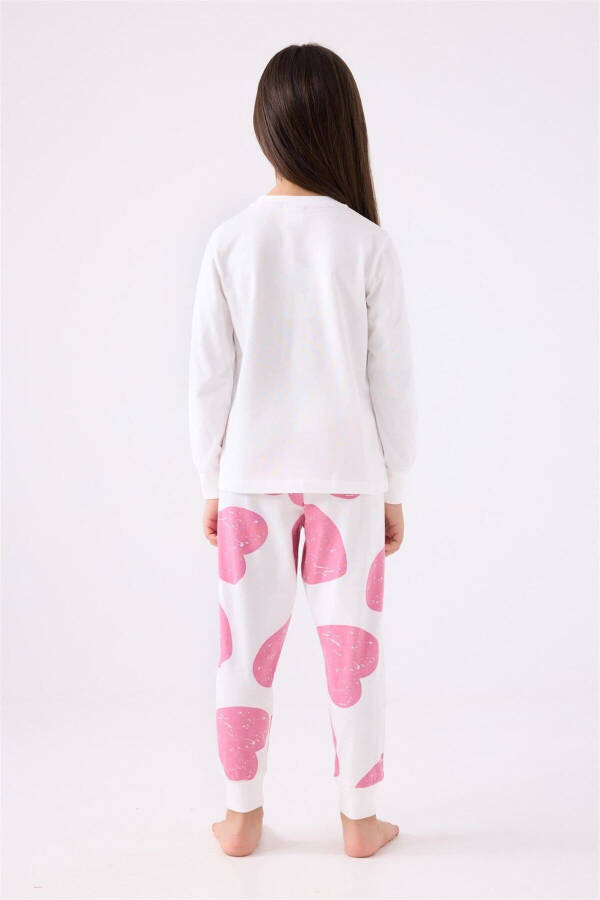 Qiz bolalar uchun pijama to'plami krem rangli chinnigul RP3471-2 - 3