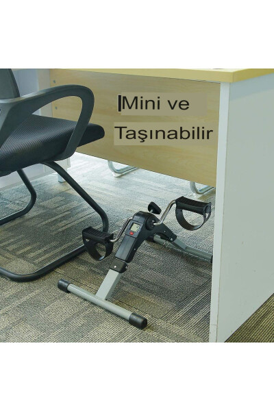 Qo'l va oyoq mashq pedal tasmasi velosiped uy ofis yugurish tasmasi ko'chma sport anjomlari - 6