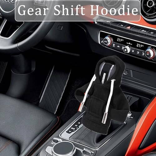 QTZFKFLHD Gear Shift Hoodie, Funny Gear Shift Knob, Universal Car Shift Knob Hoodie Automotive Interior Novelty Accessories - 2