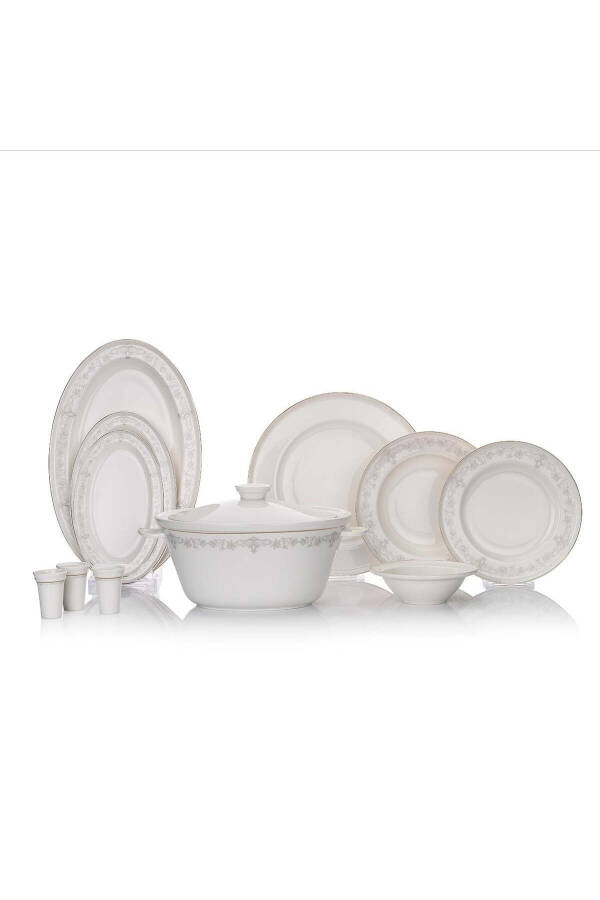 Queen Natty Bone Dinner Set 60 Pieces Gold - 4