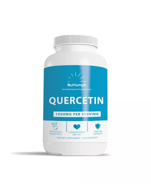 QUERCETIN 1000mg per Serving | Antioxidant Properties, Cardiovascular Health & Immune Support Supplement | 120 Capsules No Color - 1