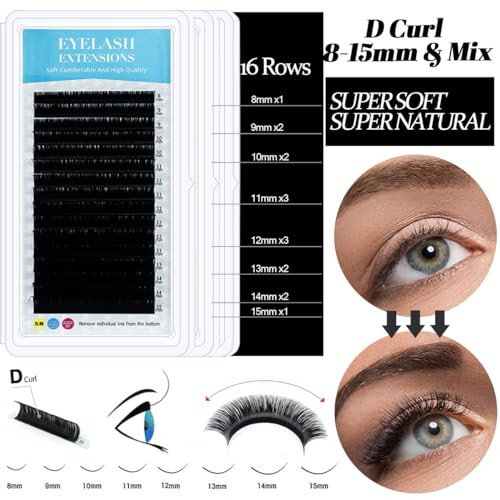 QUKLOGEN Lash Extension Kit Eyelash Practice for Beginners Professional Set with Mannequin Head Removable Eyelids USB Fan Spray Inpidual False Lash Eyelash Strips Shampoo Brush Supplies Storage box - 5