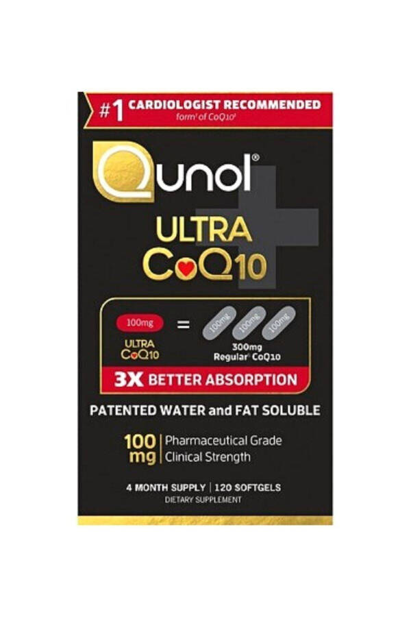 Qunol Ultra CoQ10 100 Mg 120 Softgels - 1