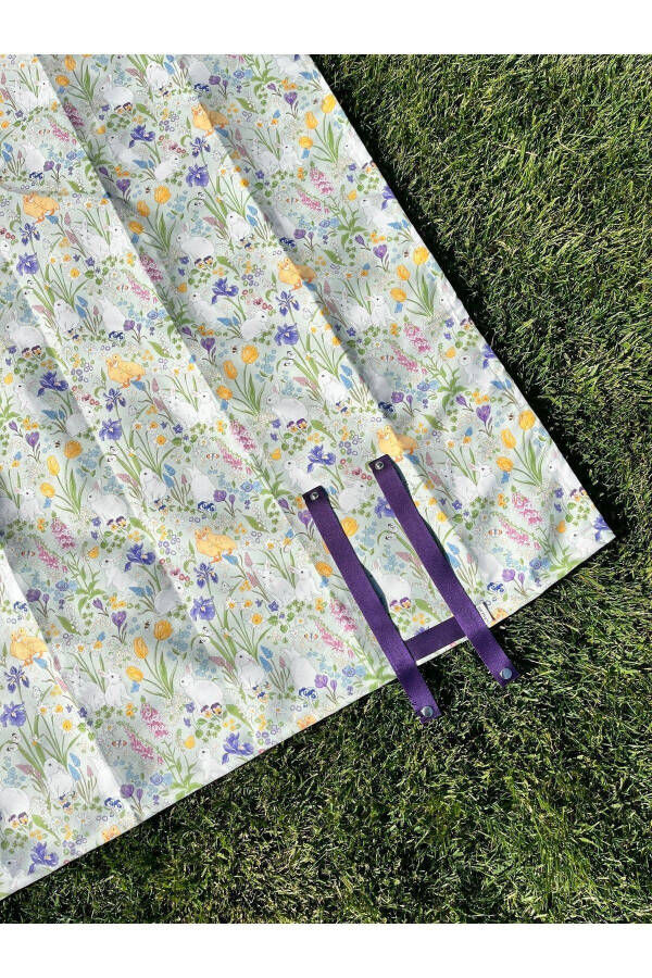 Rabbit Pattern Picnic Blanket And Tablecloth - 4