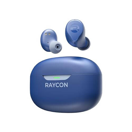 Raycon Everyday Earbuds (2024 Edition) - Bluetooth-наушники True Wireless с 32 часами воспроизведения, технологией Multpoint, максимальным комфортом и активным шумоподавлением (Королевский синий) - 1