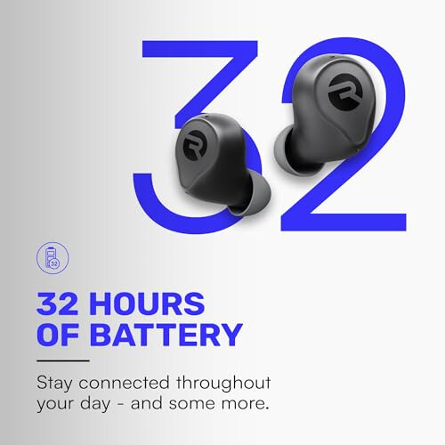 Raycon Everyday Kulaklıkları (2024 Baskısı) - Bluetooth Gerçek Kablosuz Kulak İçi Kulaklıklar 32 Saat Çalma Süresiyle, Çoklu Nokta Teknolojisi, Aşırı Konfor ve Aktif Gürültü Engelleme (Kırmızı Mor) - 5