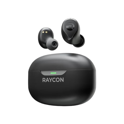 Raycon Everyday Kulaklıkları (2024 Sürümü) - Bluetooth Gerçek Kablosuz Kulak İçi Kulaklıklar 32 Saat Oynatma Süresi, Çoklu Bağlantı Teknolojisi, Aşırı Konfor ve Aktif Gürültü Engelleme (Karbon Siyahı) - 1