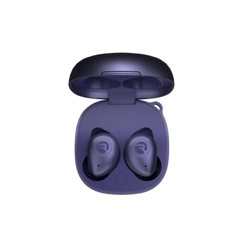 Raycon Fitness Bluetooth True Wireless Earbuds with Built in Mic 56 Hours of Battery IPX7 Waterproof Active Noise Cancellation and Awareness Mode Bluetooth 5.3 Portable Sport (Purple) - 1