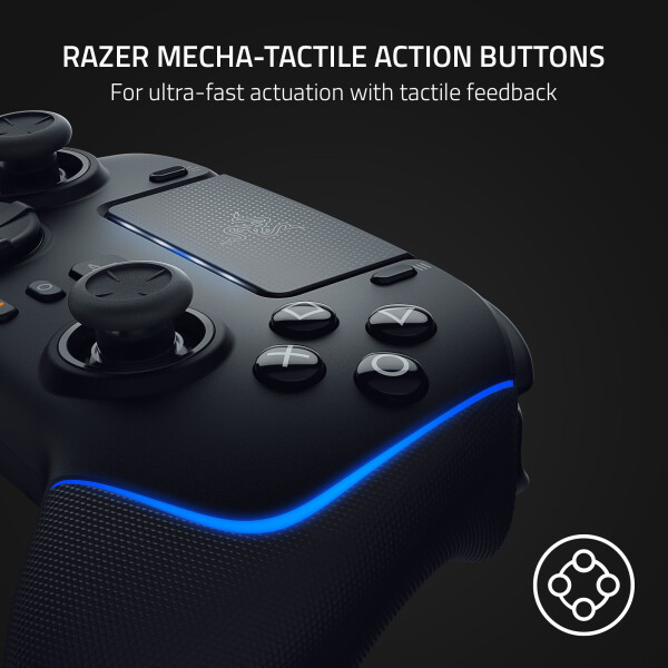 Razer Wolverine V2 Pro Wireless Gaming Controller PlayStation 5 Mecha-Tactile Buttons, Black - 4