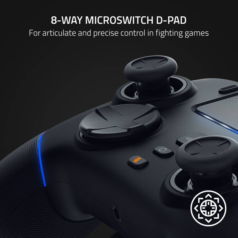 Razer Wolverine V2 Pro Wireless Gaming Controller PlayStation 5 Mecha-Tactile Buttons, Black - 5