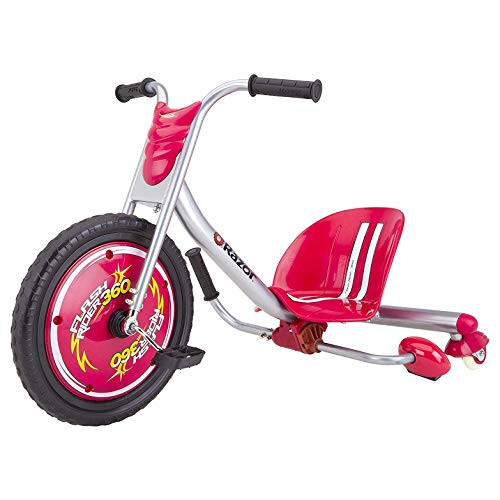 Razor 360 Caster Trike for Kids Ages 6+ - Replaceable Spark cartridges, Lightweight, MX Style Handlebars, for Riders up to 160 lbs - 7