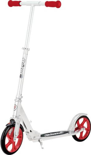 Razor A5 Lux Çocuklar İçin Kick Scooter - 8 Yaş ve Üzeri - 8'' Üretan Tekerlekler, Anodize Kaplama, Cesur Renkler ve Grafiklerle, 100 kg'a Kadar Biniciler İçin - 2