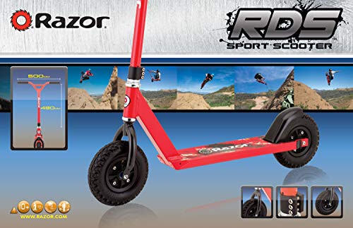 Razor Pro RDS Çocuklar İçin 10+ Yaş - Pnömatik Lastikli, Havacılık Sınıfı Alüminyum Çerçeveli, 220 lbs'ye Kadar Binici İçin Off-Road Scooter - 12