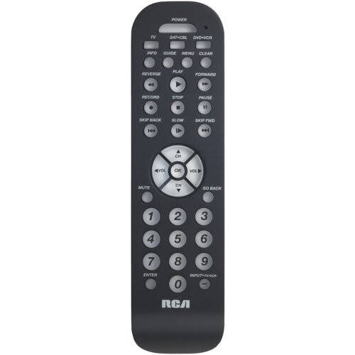 RCA 3-Device Universal Remote Control Platinum Pro, Easy Setup, Long Range IR, Replaces And Consolidates Most Major Remote Brands - 2