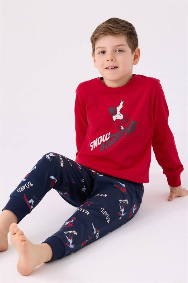 Red Boys' Pajama Set RP3437-2 - 1