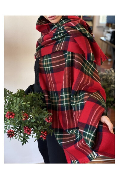 Red Green Scottish Scarf - 2