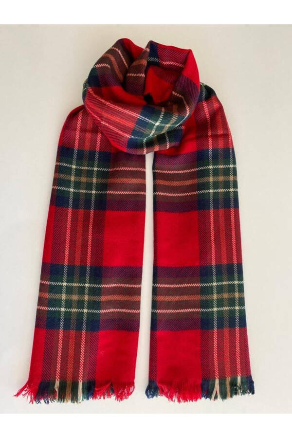 Red Green Scottish Scarf - 4