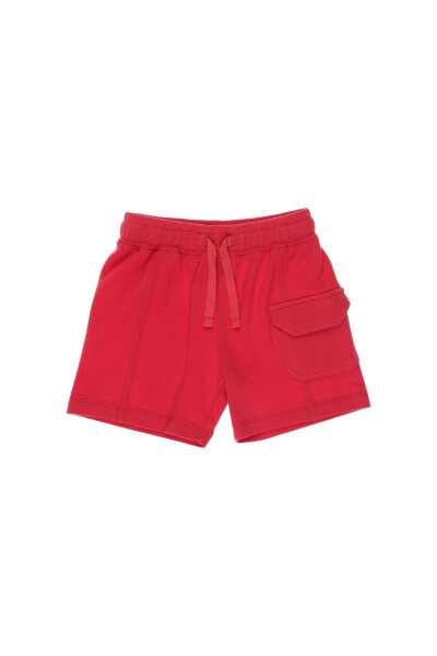 Red Shorts with Side Pockets for Baby Boy - 4