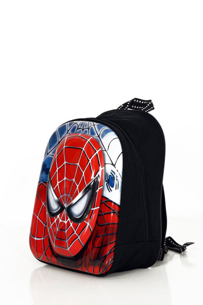 Red Spiderman Spider-Man Embossed School Backpack for Kindergarten Boys - 4