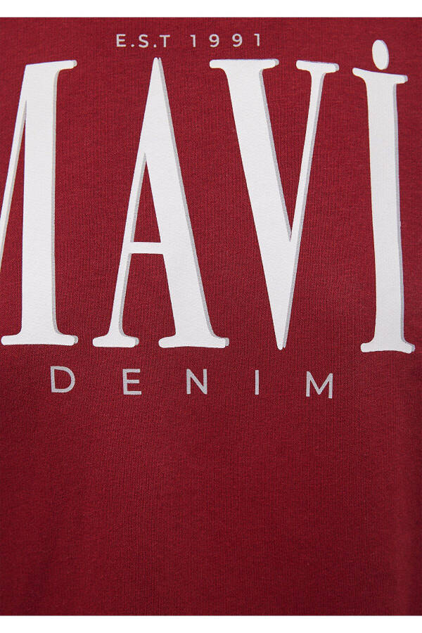 Red Sweatshirt with Logo Print 1s10177-70392 - 18