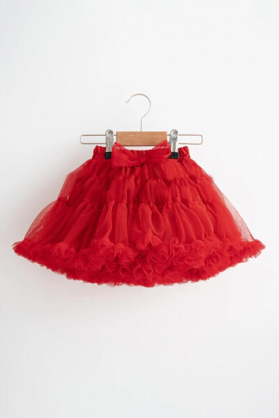 Red Tulle Skirt MDVK114 - 4