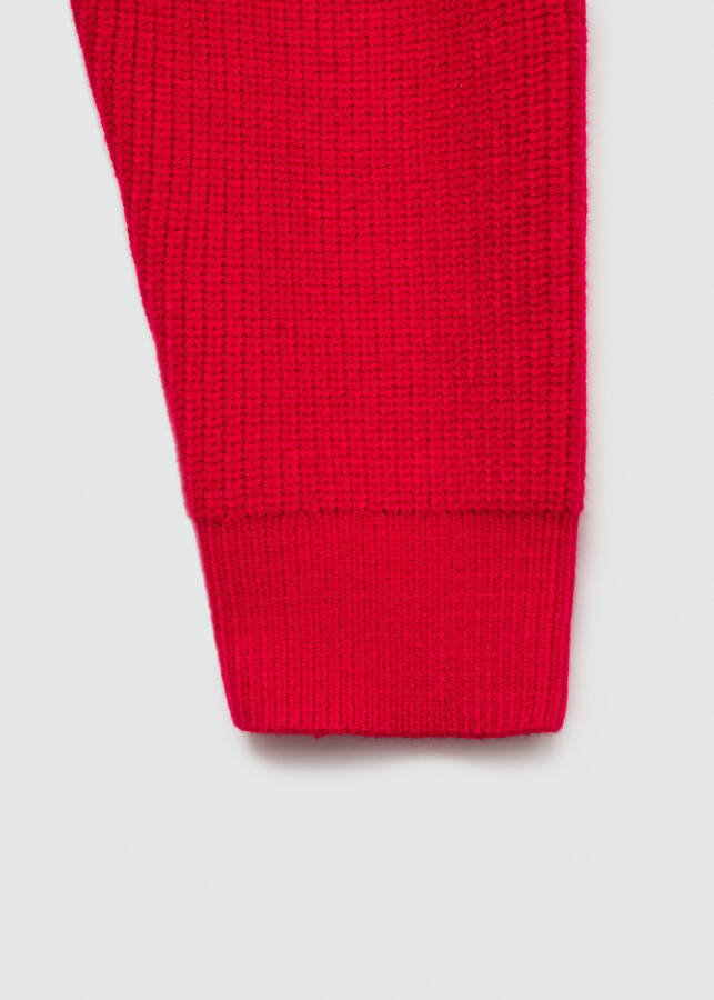 Red zippered sweater - 6