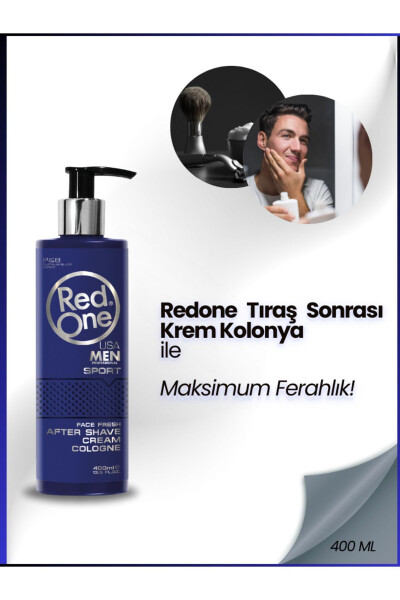 Redone Ter Kokusu Önleyici Ferahlatıcı Krem Kolonya Sport 400 ml 8697926007606 - 13