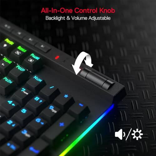 Redragon K580 PRO Wireless RGB Gaming Keyboard, 3-Modes 104 Keys Mechanical Keyboard w/Hot-Swap Socket, Dedicated Media Controls & Onboard Macro Recording, Linear Red Switch - 6