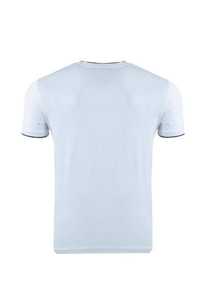 Regular Fit Bisiklet Yaka Baskılı T-shirt - 4