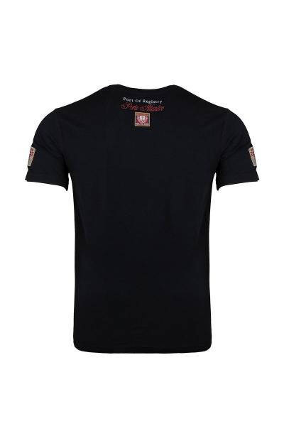 Regular Fit Bisiklet Yaka Baskılı T-shirt - 4