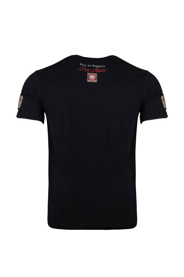 Regular Fit Bisiklet Yaka Baskılı T-shirt - 2