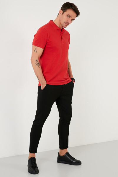 Regular Fit Buttoned Polo Collar Polo Men's T-Shirt 5902127 - 17