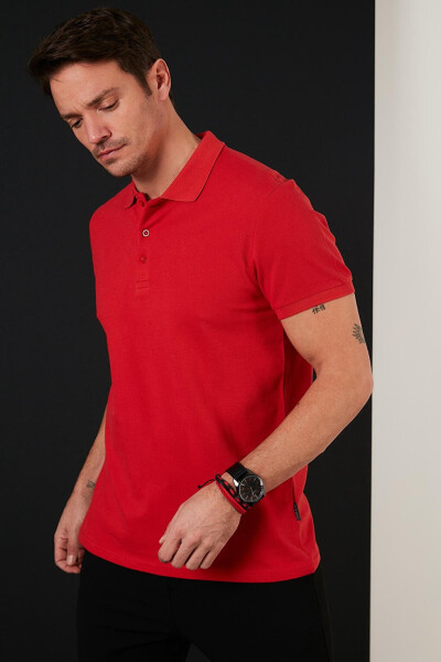 Regular Fit Buttoned Polo Collar Polo Men's T-Shirt 5902127 - 19