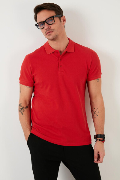 Regular Fit Buttoned Polo Collar Polo Men's T-Shirt 5902127 - 20