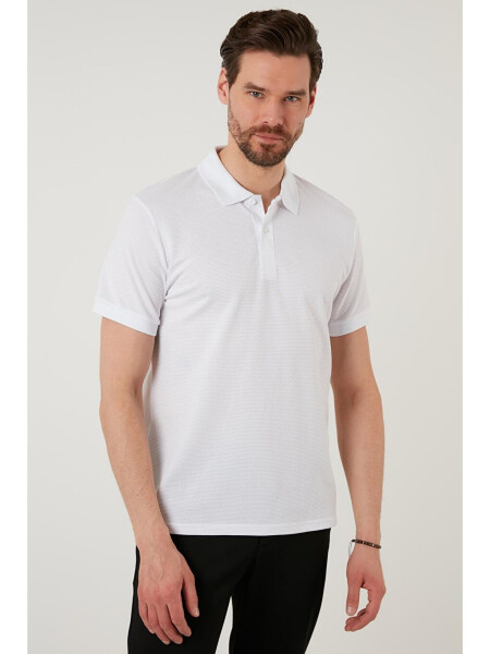 Regular Fit Cotton Button-Down Polo T-Shirt 5902326 - 2